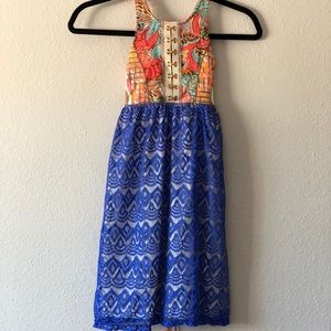 Bright Blue Beach Dress